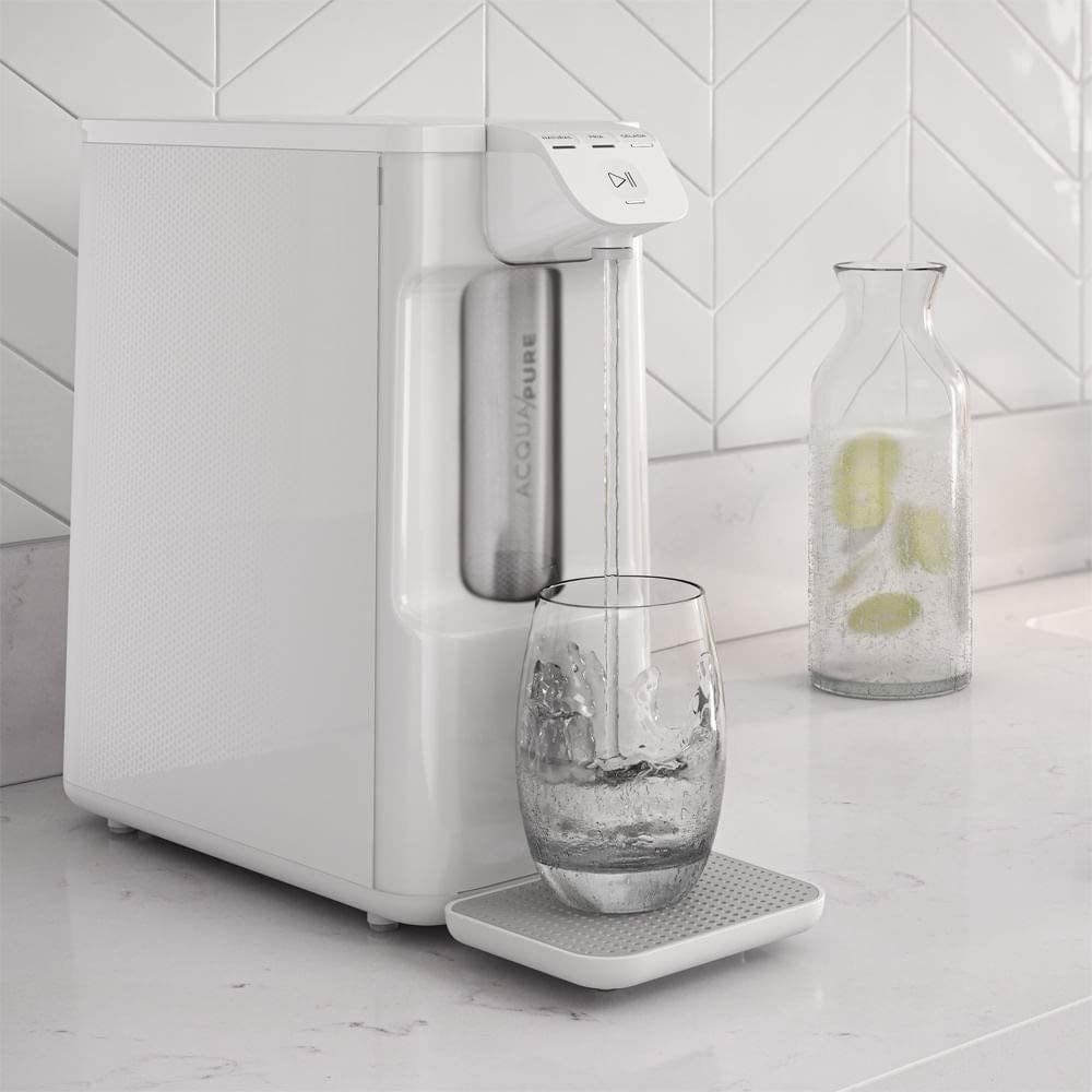 Purificador de Água Electrolux de Mesa Branco – Acqua Pure4x Água Gelada e Natural PE12B