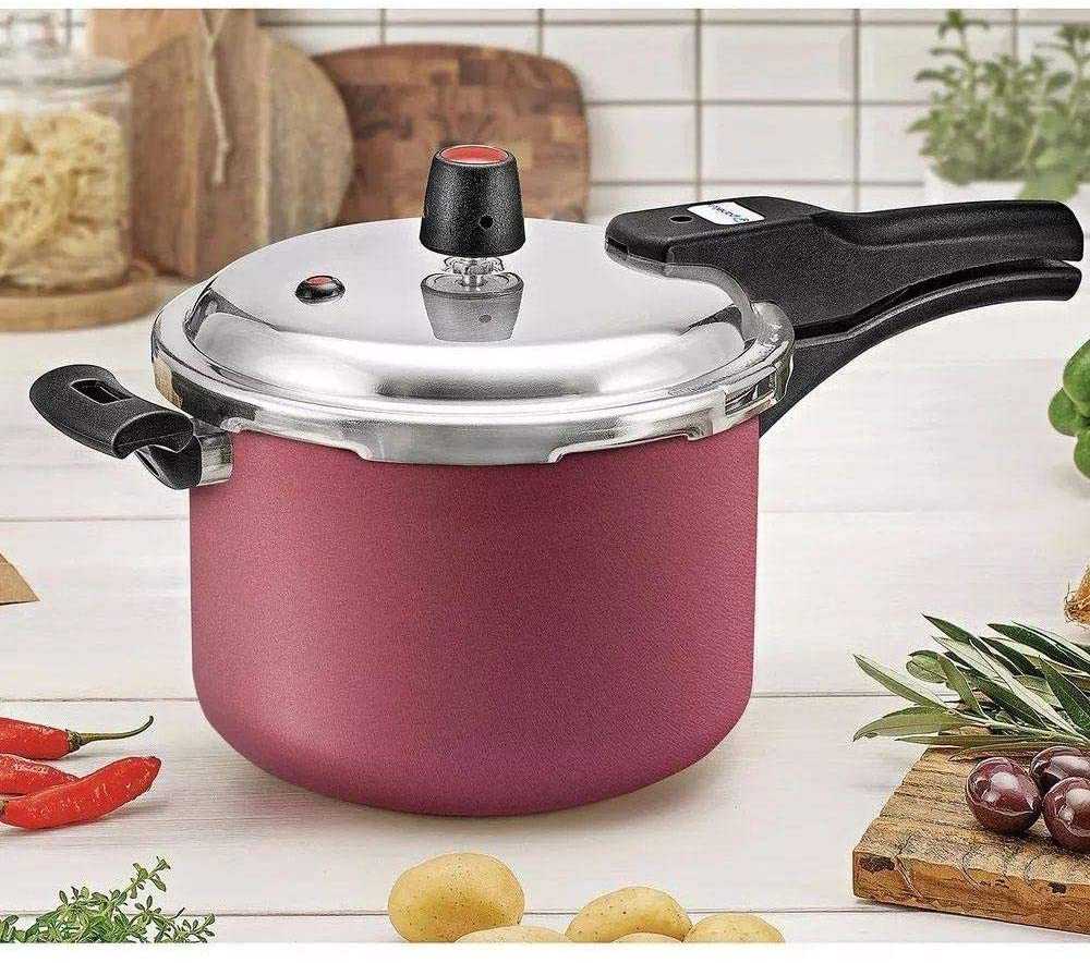 Panela de Pressão Fechamento Externo 4,5L Cereja Premium Panelux