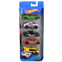 Pacote 5 Carros Sortidos, Hot Wheels, Mattel - Não é Possível Escolher As Cores