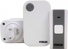 Campainha Digital sem Fio Foxlux – 36 toques – Bivolt – 1 Campainha + 1 Acionador + 1 Bateria p/acionador