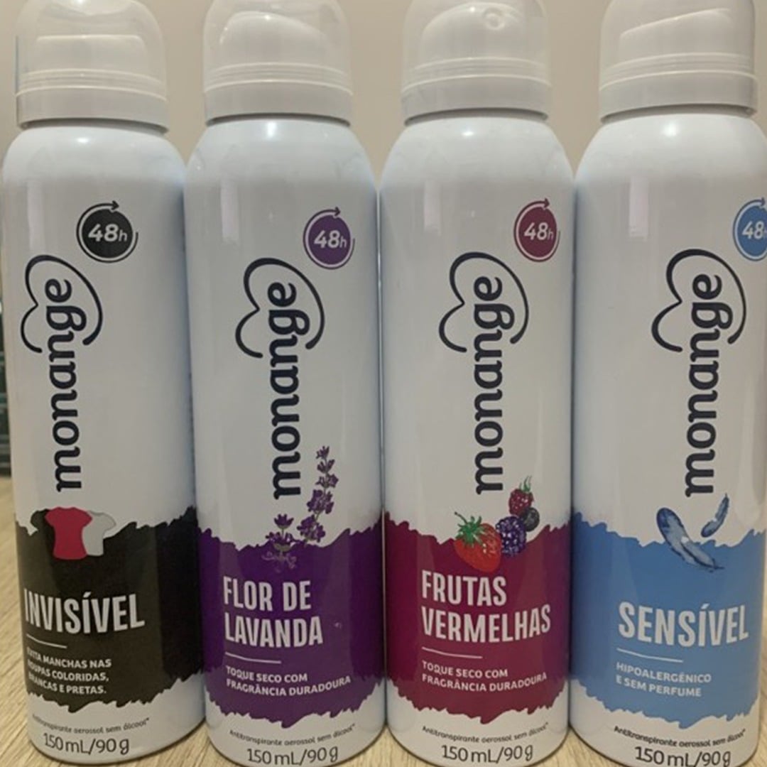 Desodorante Monange Sensível Aerossol – Antitranspirante Feminino 150ml