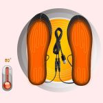 Palmilhas Aquecidas com USB, Solas Térmicas, Aquecedor de Pés
