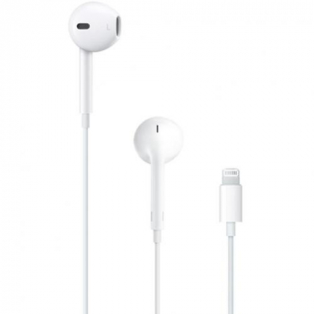 Fone de Ouvido EarPods com Conector Lightning Apple, Branco – MMTN2BZ/A