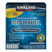 Kit Completo Kirkland Signature Extra Strength Para Homem Minoxidil - Marketplace