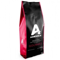 Café Torrado Em Grãos América Gourmet - Pac. 500 G