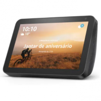Smart Speaker Amazon Com Alexa Preto - Echo Show 8