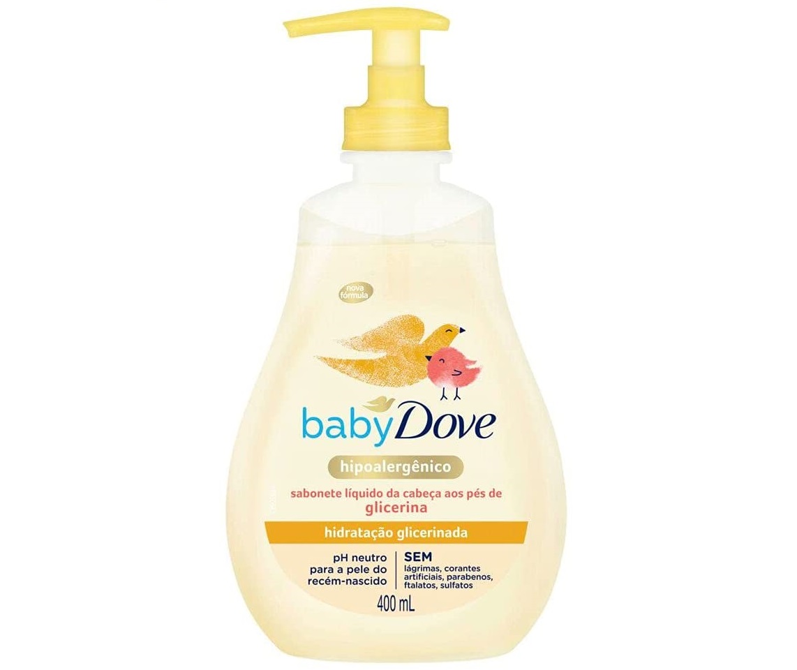 Sabonete Líquido Glicerina Baby Dove Hidratação Glicerinada 400ml