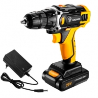 Parafusadeira/Furadeira a Bateria 20V 3/8 Pol. 42Nm 400W - DEKO-DKCD20FU-LI