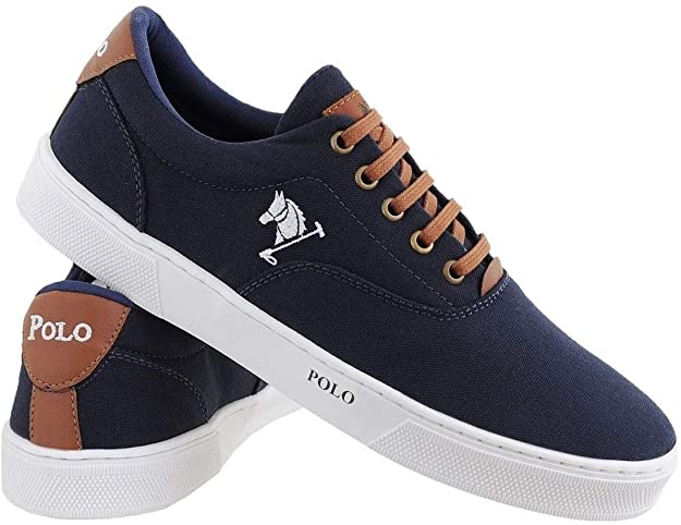 Sapatênis Polo Joy Tamanhos Especiais Números Grandes Azul