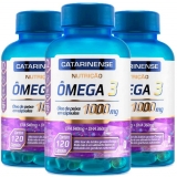 Ômega 3-3 unidades de 120 cápsulas
