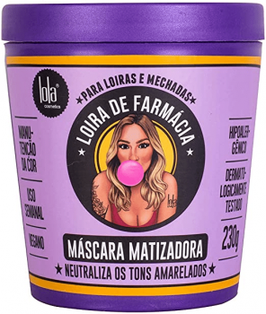 Máscara Matizadora Loira de Farmácia, Lola Cosmetics
