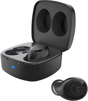 Fone de Ouvido Motorola Vervebuds 100, Bluetooth Estéreo Resistente à Água – Preto