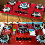Cooktop a Gás 5 Bocas Tripla Chama Fischer 1743 Bivolt Rouge