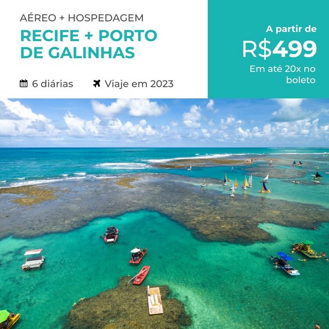Pacote de Viagem Recife + Porto de Galinhas – 2023