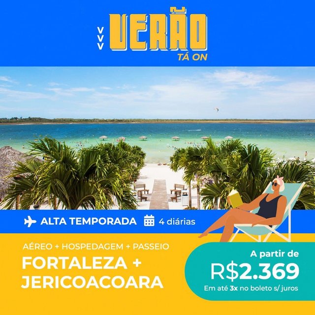 Pacote de Viagem Fortaleza + Jericoacoara (Transfer + Passeio) – Verão 2021/2022