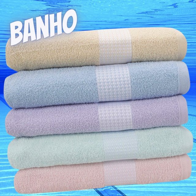 Jogo Toalha de Banho Tulum 5 Peças – Home Basics