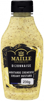 Molho Cremoso à Base de Maionese e Mostarda com Semente de Mostarda Maille Squeeze 230g