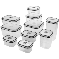 Conjunto De Potes Herméticos Com Tampa 10 Peças - Electrolux