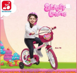 Bicicleta Aro 14″ Sweet Game, Bandeirante, 3030, Rosa