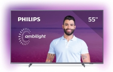 Smart TV Philips 55PUG6794/78 55″ 4K UHD AMBILIGHT 3 lados HDR10+ Dolby Vision Dolby Atmos Bluetooth Wifi 3 HDMI 2 USB – Prata