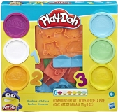Conjunto Massinha e moldes Playdoh Números – Para crianças acima de 3 anos – Hasbro