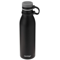 Garrafa Térmica Inox Parede Dupla Matterhorn, Contigo, Preto, 591ml