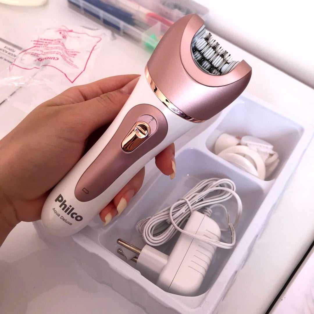 Depilador Aqua Deluxe PDP01R Compacto E Leve Philco