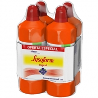 Kit Com 4 Desinfetantes Lysoform Bruto Original 1L