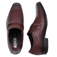 Sapato Social Pegada Milano Masculino - Marrom