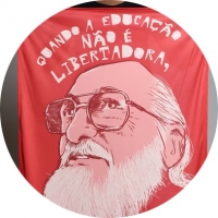Bandeira Decorativa Paulo Freire