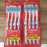 Escova Dental Colgate Classic Clean, Macia, 4 Unidades, Cores sortidas