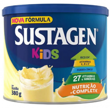 Complemento Alimentar Sustagen Kids Baunilha Lata 380g