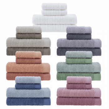 Jogo de Toalhas Buddemeyer Fio Penteado Classic Banho Branco 4 peças