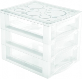 Gaveteiro Com 3 Gavetas, Branco, Ordene