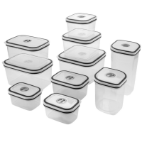 Conjunto de Potes Herméticos Com Tampa 10 Peças - Electrolux