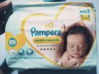 Fralda Pampers Premium Care RN – 36 fraldas