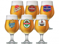 Jogo de Taças de Vidro 380ml 6 Peças – Ruvolo Happy Hour Bélgica