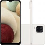 Smartphone Samsung Galaxy A12 64GB 4G Wi-Fi Tela 6.5” Dual Chip 4GB RAM Câmera Quádrupla + Selfie 8MP – Branco