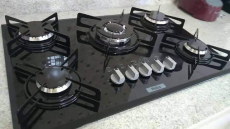 Cooktop 5 Bocas Philco Cook Chef 5 TC à Gás – GLP Preto Tripla-chama Cook Chef 5 TC