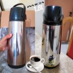 Garrafa Térmica Air Pot Slim, Invicta, Inox, 1.8L