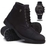 Bota Coturno Masculino Casual Conforto Cano Médio + Relógio na Amazon