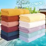 Jogo de Toalha Banho Confort 4 Peças – Casa e Conforto By Buddemeyer na Shoptime