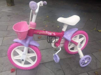 Bicicleta Infantil Aro 12 Verden Paty – com Rodinhas e Cesta na Magazine Luiza