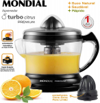 Espremedor de Frutas Mondial, Turbo Citrus Premium, 220V, Preto, 30W – E-02 na Amazon