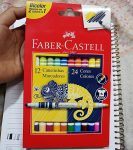 Canetinha Hidrográfica Bicolor, Faber-Castell, 12 Canetas/24 Cores na Amazon