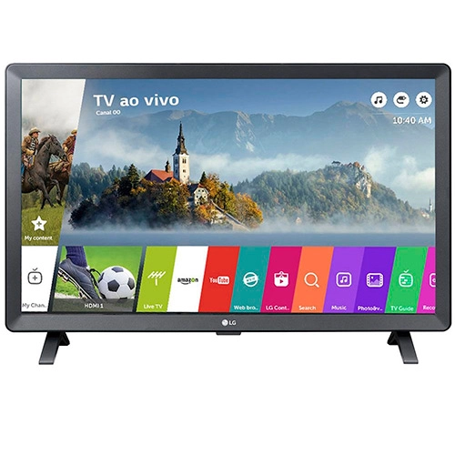 Smart TV LED LG 24″ Monitor Wi-Fi Webos 3.5 DTV Machine Ready na Sou Barato