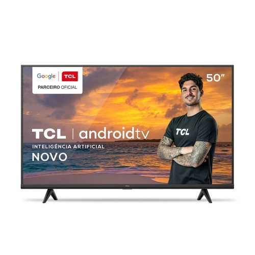 Smart TV LED 50″ 4K TCL 50P615 com WiFi, Bluetooth, Google Assistant e Alexa na Extra