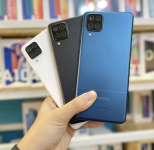 Smartphone Samsung Galaxy A12 64GB Preto 4G – 4GB RAM Tela 6,5” Câm. Quadrupla + Selfie 8MP na Magazine Luiza