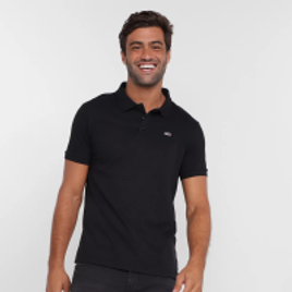 Camisa Polo Tommy Jeans Básica Masculina - Preto na Netshoes