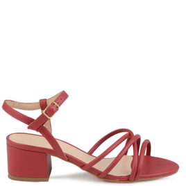 Sandália de Salto Napa Vermelho - MR Cat na Mr. Cat - Bolsas e Sapatos